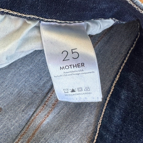 MOTHER Dark Blue Ankle Jeans - Picture 2 of 4